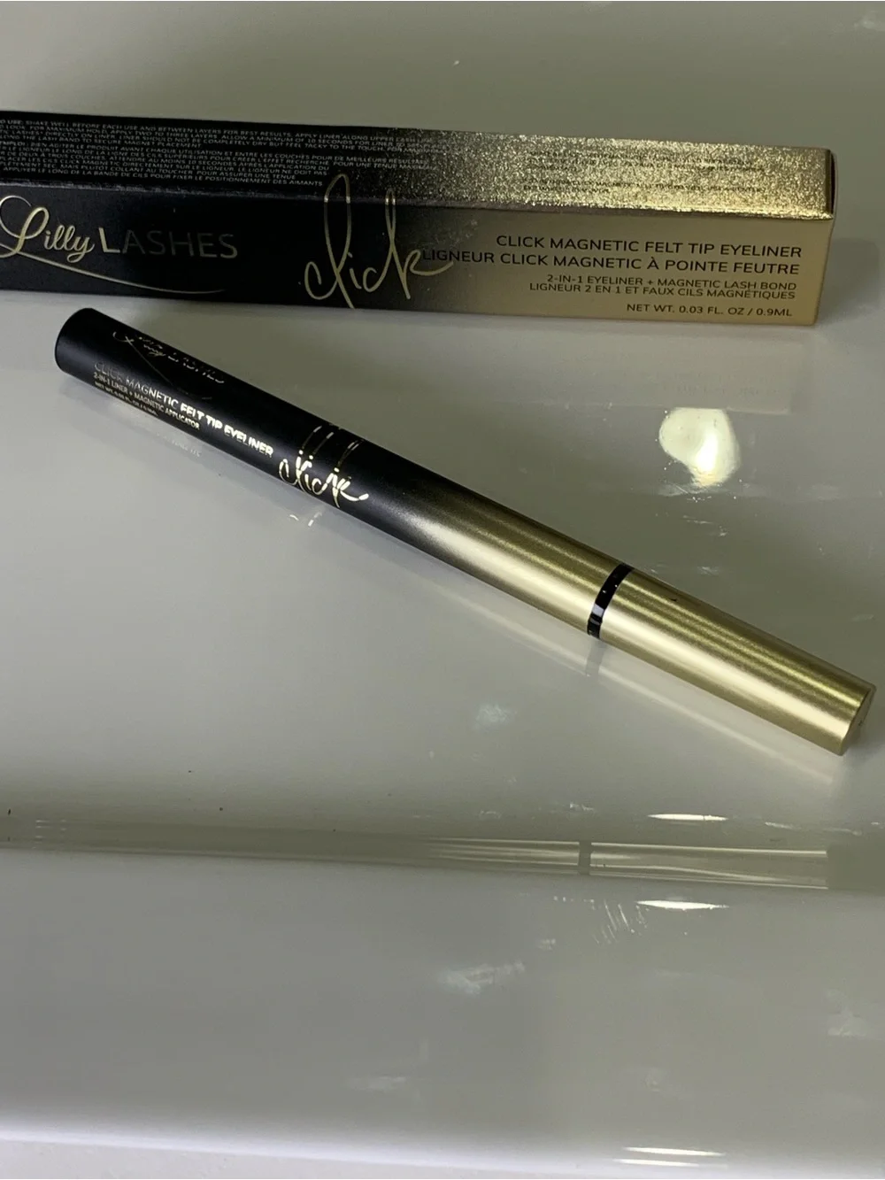 Lilly Lashes Click Magnetic Felt Tip Eyeliner NEW